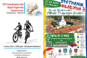 Zaproszenie na Spotkanie Młodych i Sandomierski Rajd Papieski